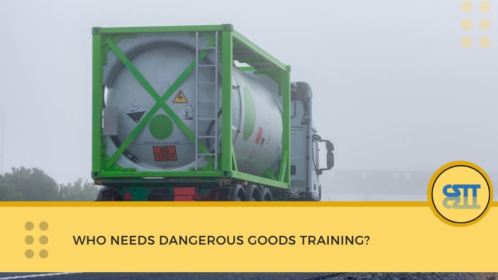 Who Needs Dangerous Goods Training