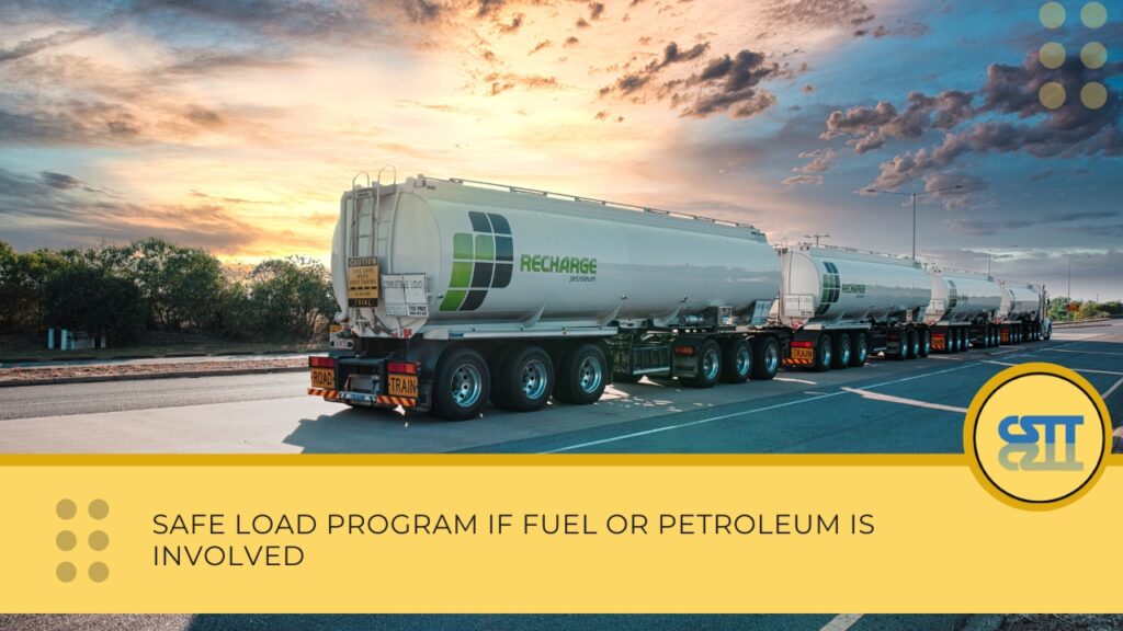 A long fuel road train with multiple white tankers driving along a highway under a vibrant sunset sky